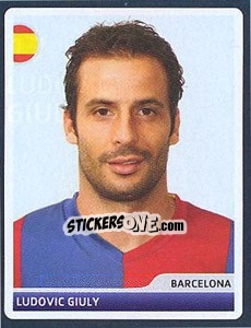 Sticker Ludovic Giuly - UEFA Champions League 2006-2007 n. 17 - Panini