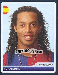 Sticker Ronaldinho - UEFA Champions League 2006-2007 n. 18 - Panini