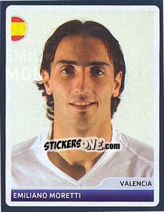 Sticker Emiliano Moretti - UEFA Champions League 2006-2007 n. 28 - Panini