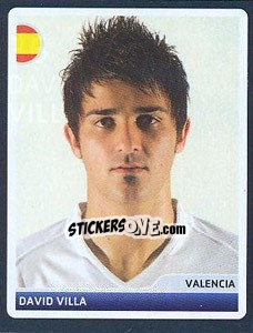 Sticker David Villa - UEFA Champions League 2006-2007 n. 36 - Panini