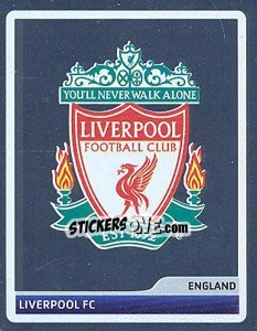 Sticker Liverpool FC Logo - UEFA Champions League 2006-2007 n. 39 - Panini