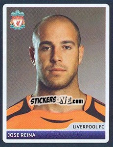 Sticker Pepe Reina - UEFA Champions League 2006-2007 n. 40 - Panini