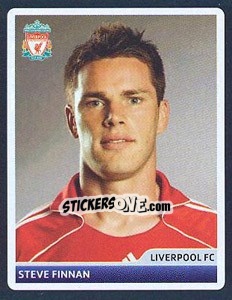 Sticker Steve Finnan - UEFA Champions League 2006-2007 - Panini