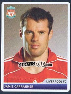 Sticker Jamie Carragher - UEFA Champions League 2006-2007 n. 45 - Panini