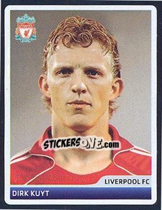 Sticker Dirk Kuyt - UEFA Champions League 2006-2007 n. 54 - Panini