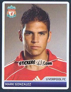 Sticker Mark Gonzalez - UEFA Champions League 2006-2007 n. 55 - Panini