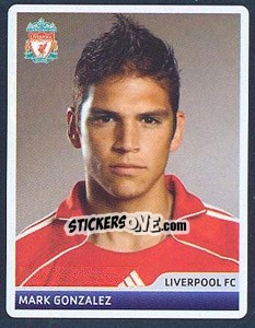 Sticker Mark Gonzalez - UEFA Champions League 2006-2007 - Panini