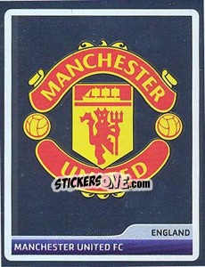 Figurina Manchester United FC Logo - UEFA Champions League 2006-2007 - Panini