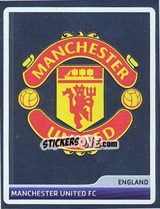Sticker Manchester United FC Logo - UEFA Champions League 2006-2007 n. 56 - Panini