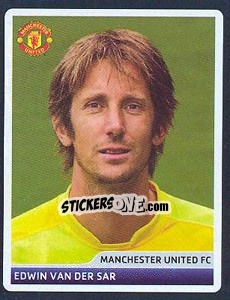 Cromo Edwin van der Sar - UEFA Champions League 2006-2007 - Panini