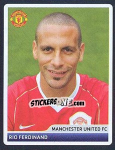 Figurina Rio Ferdinand - UEFA Champions League 2006-2007 - Panini