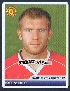 Sticker Paul Scholes - UEFA Champions League 2006-2007 n. 64 - Panini