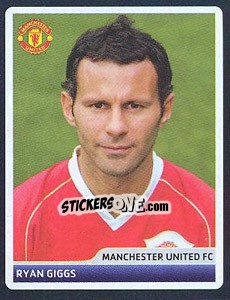 Sticker Ryan Giggs - UEFA Champions League 2006-2007 n. 66 - Panini