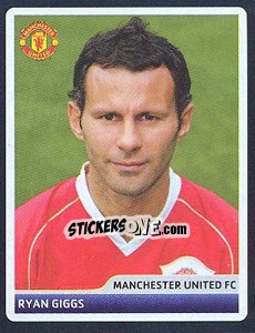 Sticker Ryan Giggs - UEFA Champions League 2006-2007 - Panini