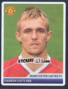 Sticker Darren Fletcher - UEFA Champions League 2006-2007 n. 68 - Panini