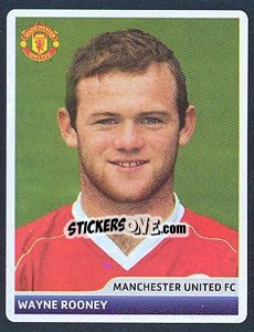 Sticker Wayne Rooney - UEFA Champions League 2006-2007 n. 70 - Panini