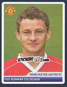 Sticker Ole Gunnar Solskjaer - UEFA Champions League 2006-2007 n. 71 - Panini