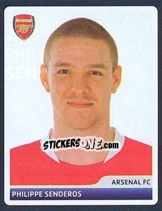 Sticker Philippe Senderos - UEFA Champions League 2006-2007 n. 77 - Panini