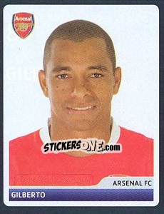 Figurina Gilberto Silva - UEFA Champions League 2006-2007 - Panini