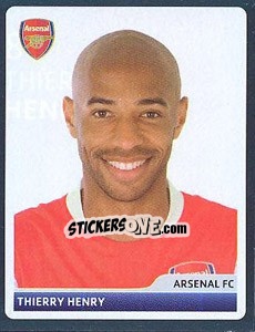 Sticker Thierry Henry - UEFA Champions League 2006-2007 n. 88 - Panini