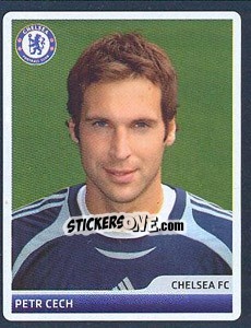 Sticker Petr Cech - UEFA Champions League 2006-2007 n. 91 - Panini