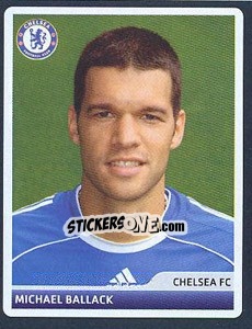 Sticker Michael Ballack - UEFA Champions League 2006-2007 n. 101 - Panini
