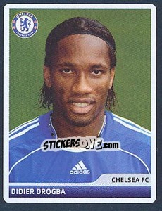 Sticker Didier Drogba - UEFA Champions League 2006-2007 n. 105 - Panini