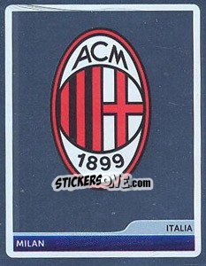 Figurina AC Milan Logo - UEFA Champions League 2006-2007 - Panini
