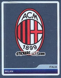 Sticker AC Milan Logo - UEFA Champions League 2006-2007 n. 107 - Panini