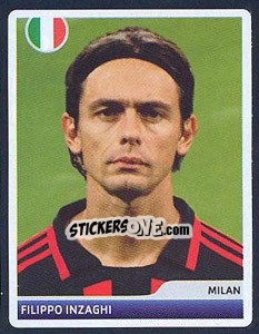 Figurina Filippo Inzaghi - UEFA Champions League 2006-2007 - Panini