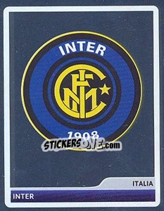 Figurina Inter Milan Logo - UEFA Champions League 2006-2007 - Panini