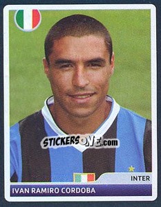 Sticker Ivan Ramiro Cordoba - UEFA Champions League 2006-2007 n. 126 - Panini