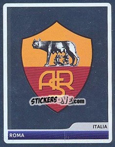 Figurina AS Roma Logo - UEFA Champions League 2006-2007 - Panini