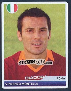 Sticker Vincenzo Montella - UEFA Champions League 2006-2007 n. 156 - Panini