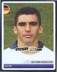 Sticker Lucio - UEFA Champions League 2006-2007 n. 163 - Panini