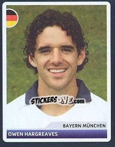 Sticker Owen Hargreaves - UEFA Champions League 2006-2007 n. 169 - Panini