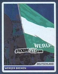 Sticker SV Werder Bremen Flag - UEFA Champions League 2006-2007 - Panini