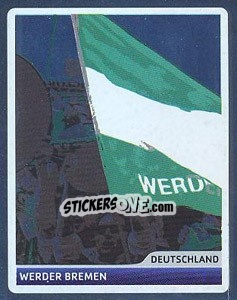 Sticker SV Werder Bremen Flag - UEFA Champions League 2006-2007 n. 175 - Panini