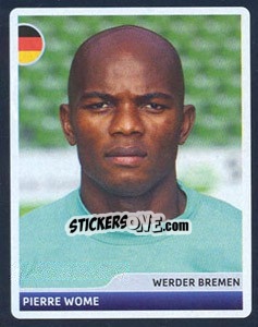 Sticker Pierre Wome - UEFA Champions League 2006-2007 n. 183 - Panini