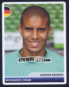 Sticker Mohamed Zidan - UEFA Champions League 2006-2007 n. 190 - Panini