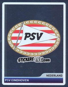 Cromo PSV Eindhoven Logo - UEFA Champions League 2006-2007 - Panini