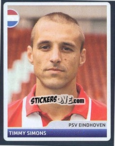 Sticker Timmy Simons - UEFA Champions League 2006-2007 n. 203 - Panini