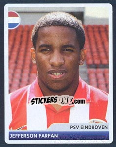 Sticker Jefferson Farfan - UEFA Champions League 2006-2007 n. 206 - Panini