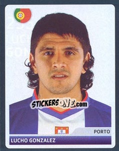 Sticker Lucho Gonzalez - UEFA Champions League 2006-2007 - Panini