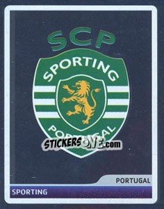 Cromo Sporting CP Logo - UEFA Champions League 2006-2007 - Panini