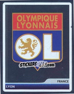 Sticker Olympique Lyonnais Logo - UEFA Champions League 2006-2007 n. 260 - Panini