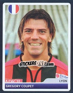 Sticker Gregory Coupet - UEFA Champions League 2006-2007 n. 261 - Panini