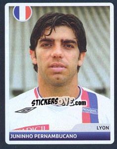 Cromo Juninho Pernambucano - UEFA Champions League 2006-2007 - Panini