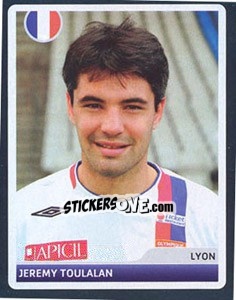 Sticker Jeremy Toulalan - UEFA Champions League 2006-2007 n. 272 - Panini