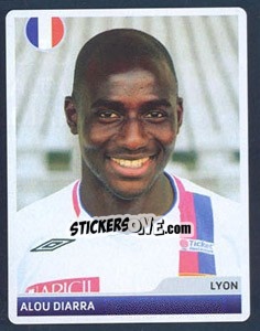 Sticker Alou Diarra - UEFA Champions League 2006-2007 n. 273 - Panini